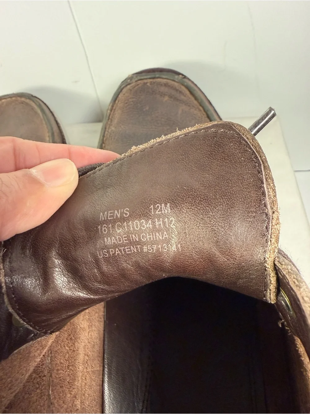 Cole Haan Brown Leather Chukka Boot with Cream Sole